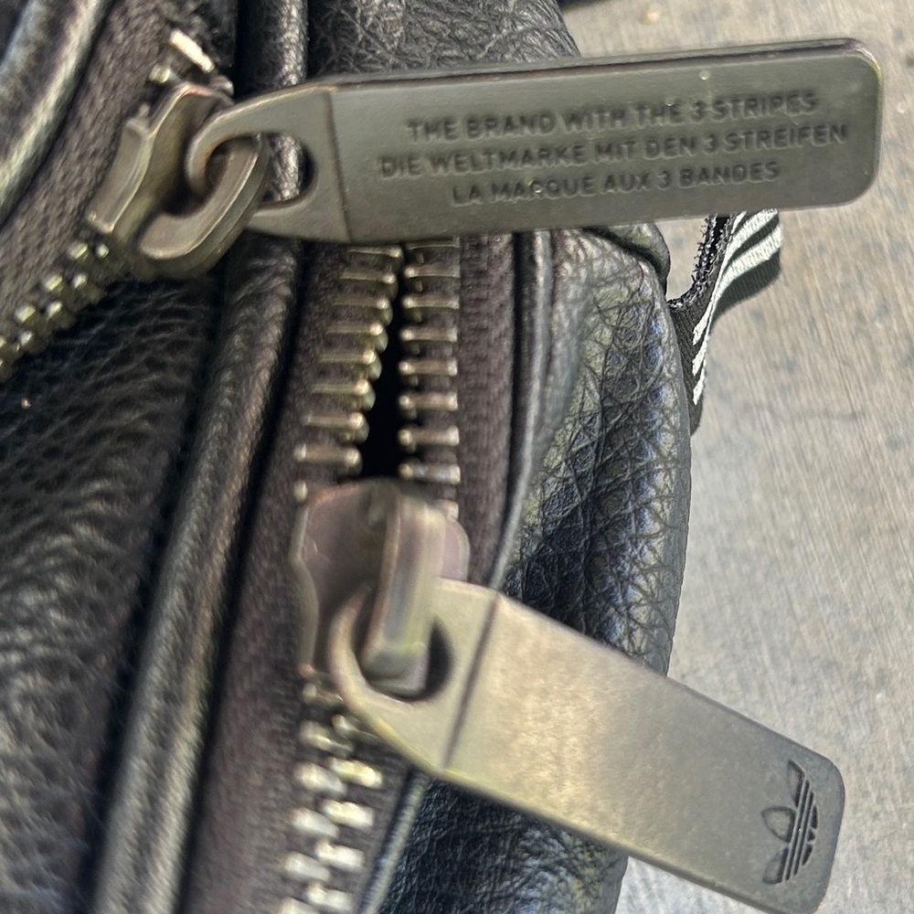 Adidas Mini Backpack With Silver Embroidered Logo… - image 4